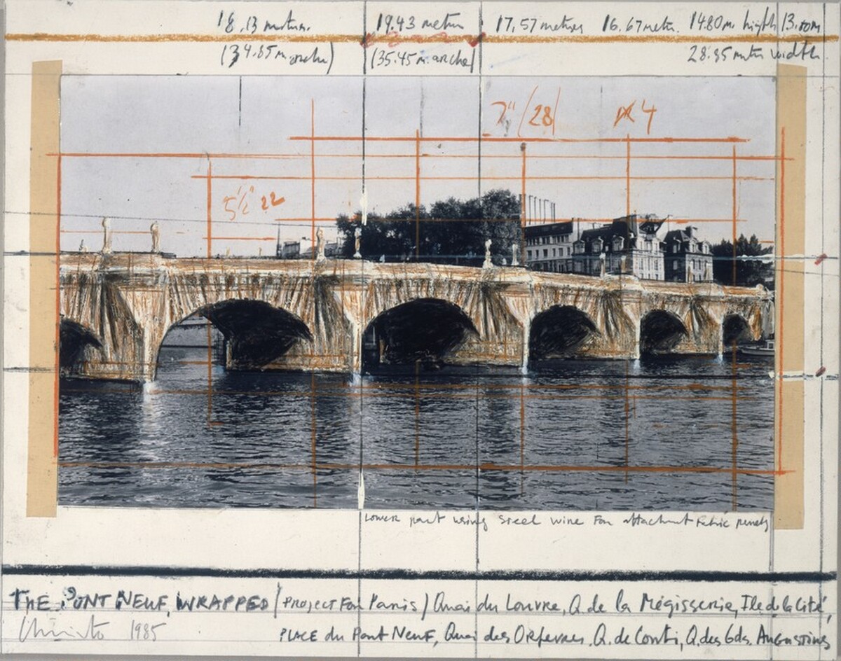 The Pont Neuf Wrapped, Project for Paris by Christo