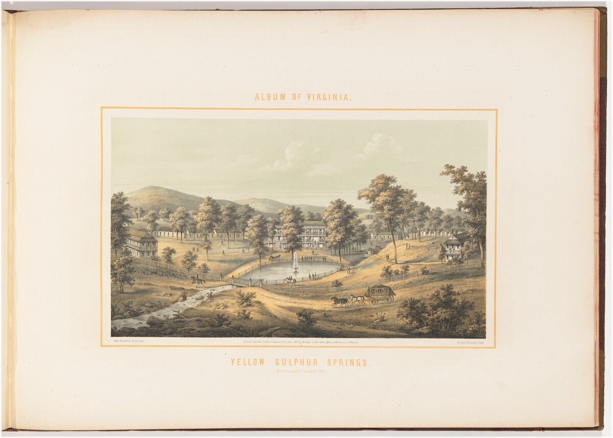 Yellow Sulphur Springs by after Edward Beyer