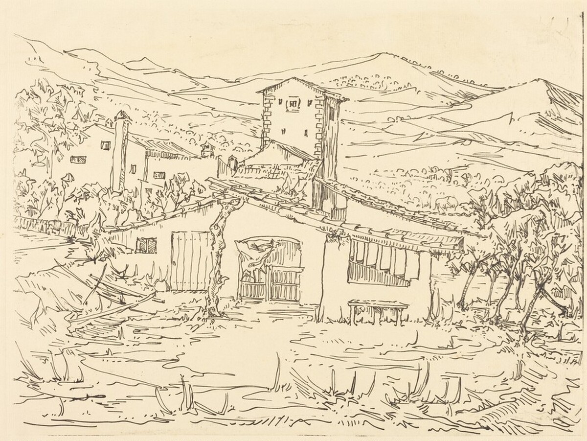 Landscape with Farmstead by Tomás Harris