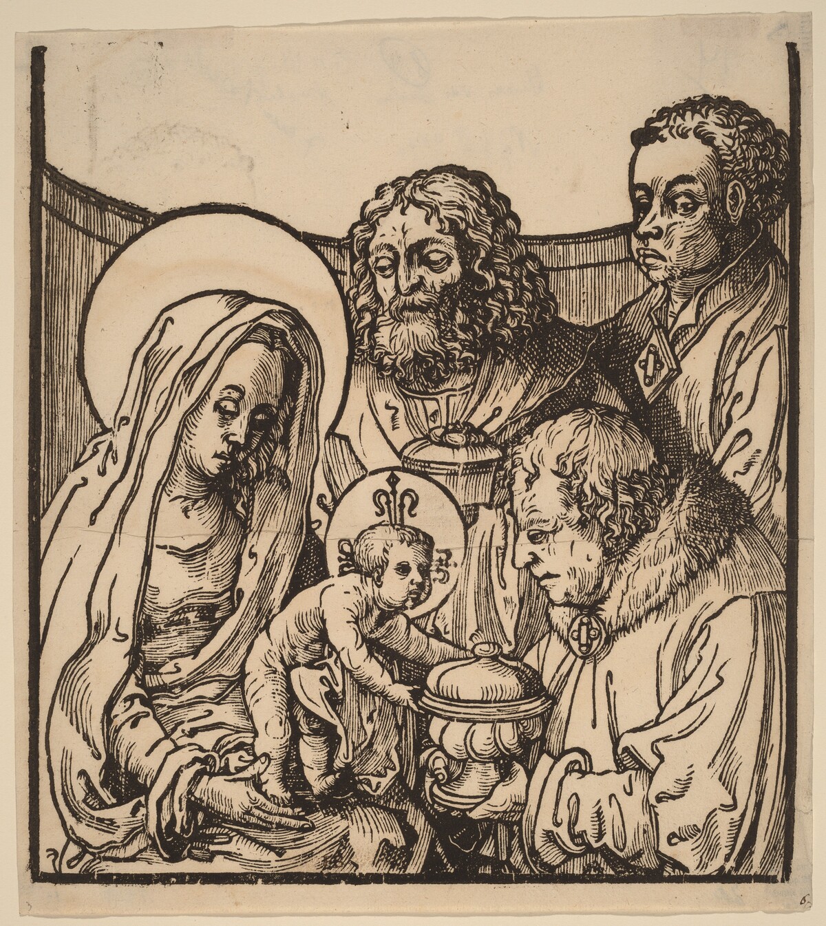 The Adoration of the Magi by After Lucas van Leyden