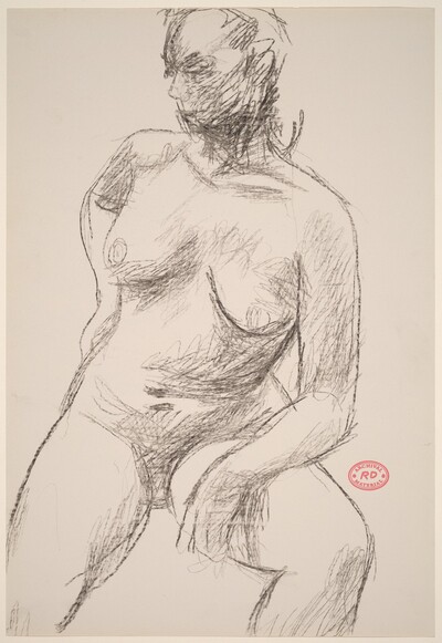 Untitled [nude turning and looking to her right]