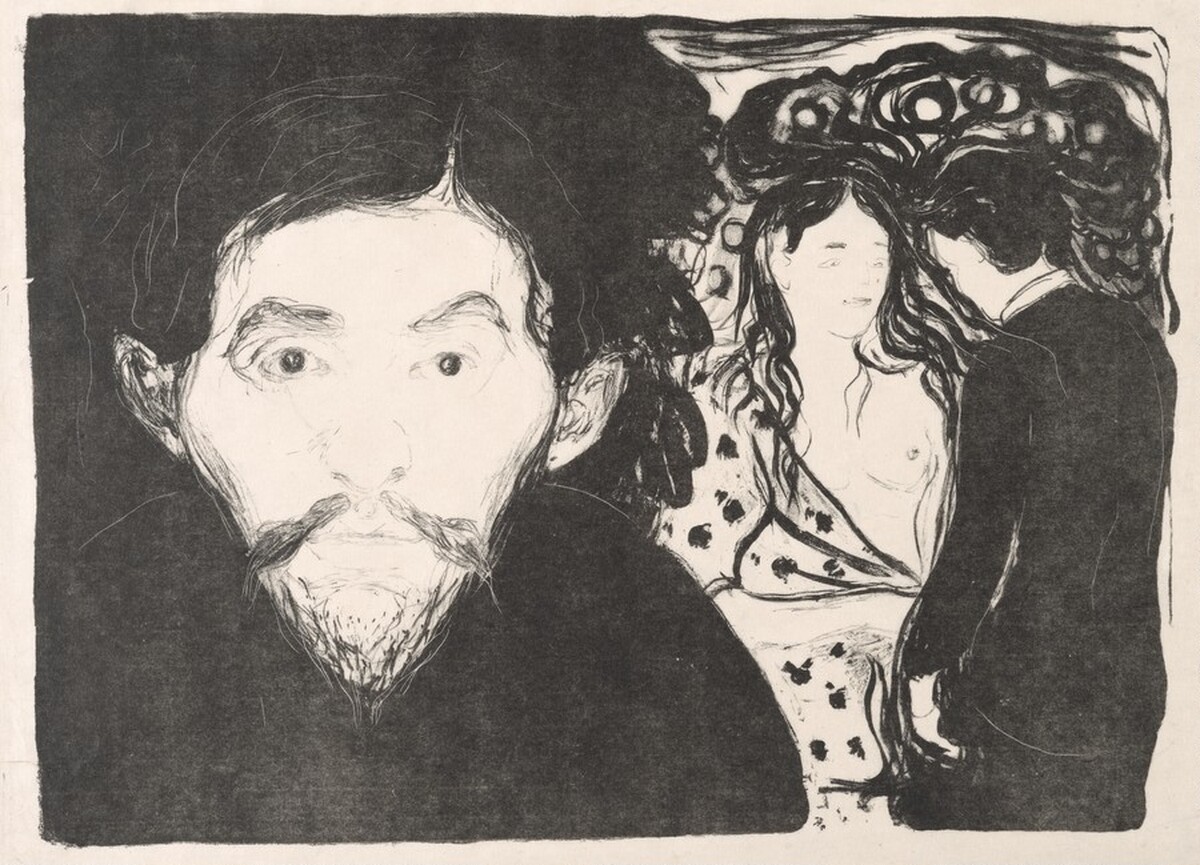 Jealousy I (Sjalusi I) by Edvard Munch