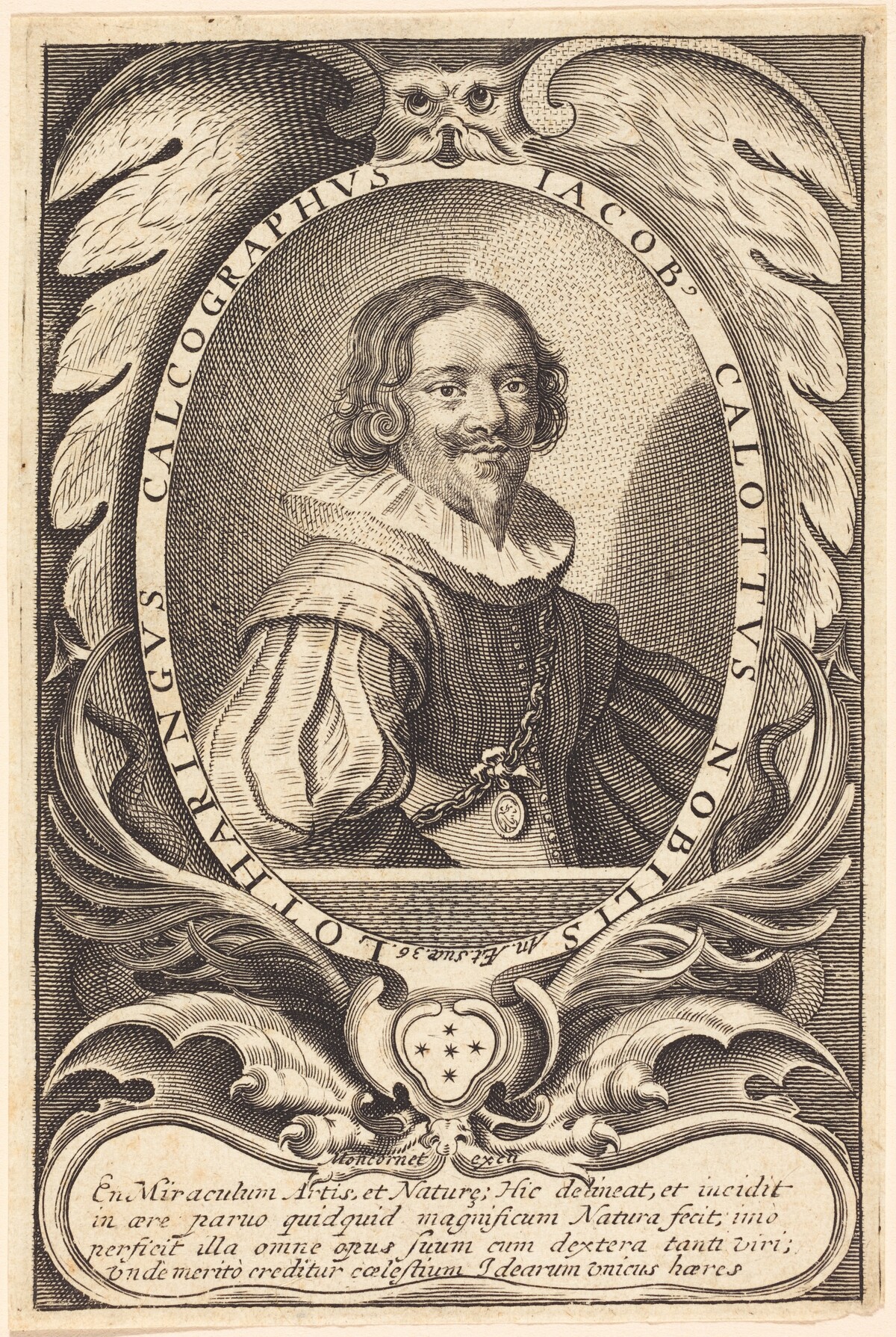 Jacques Callot by Balthasar Moncornet after Michel Lasne