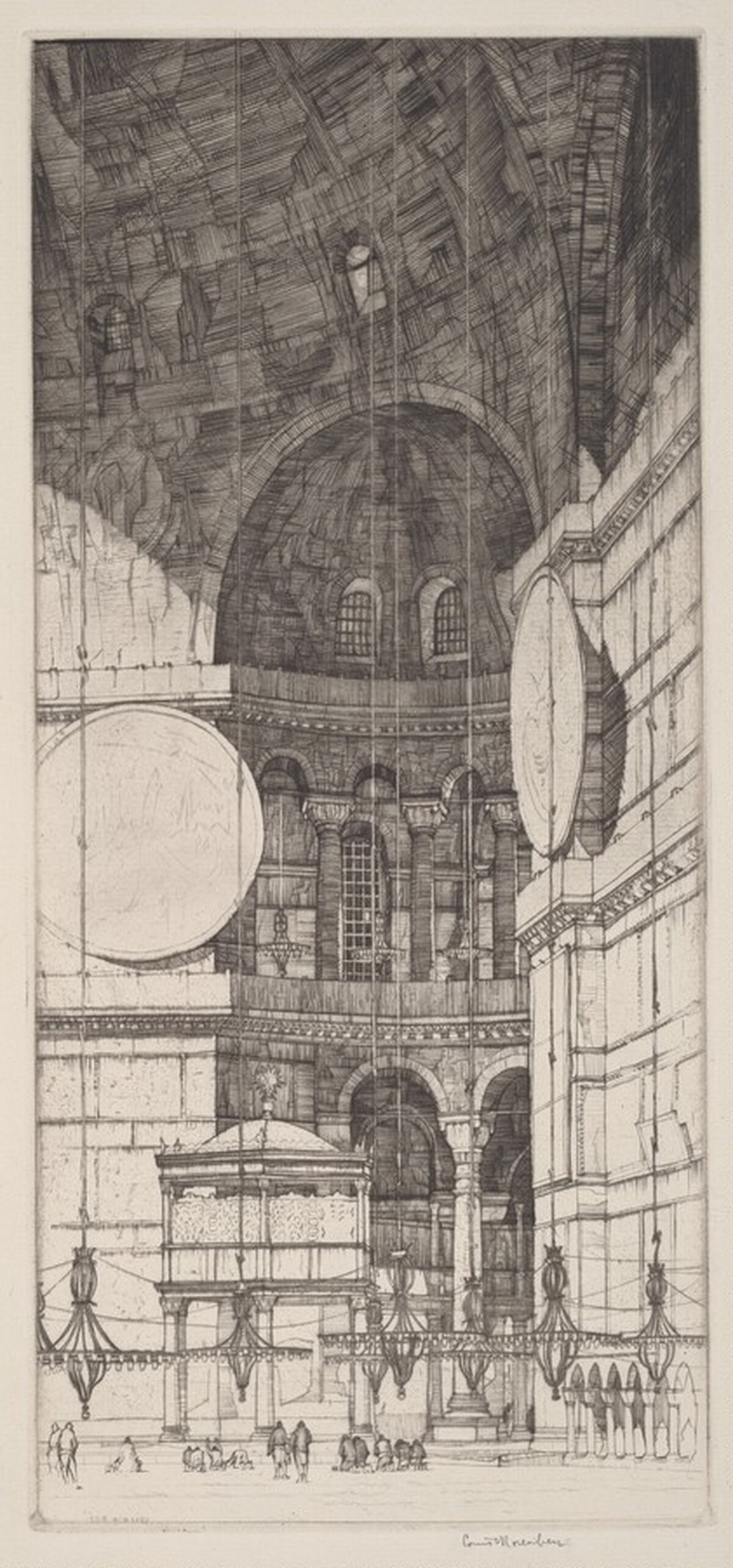 Aya Sophia, Constantinople by Louis Conrad Rosenberg