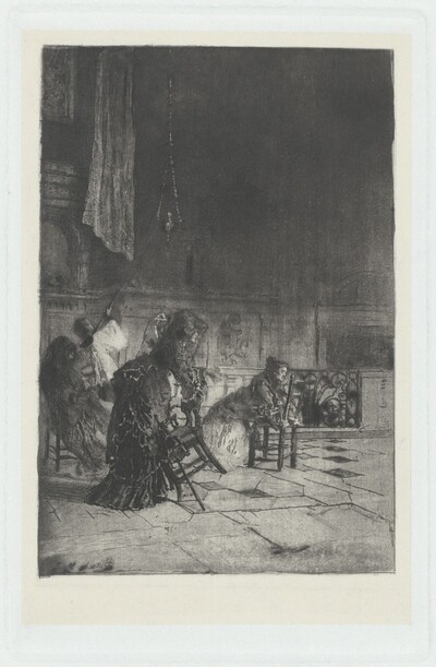 Intérieur d'église à Milan [Interior of a Church in Milan]