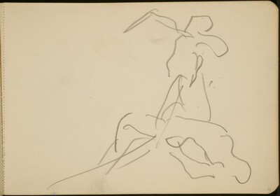 Flüchtige Studie zweier tanzender Figuren (Sketch of Dancing Figure)[p. 17]