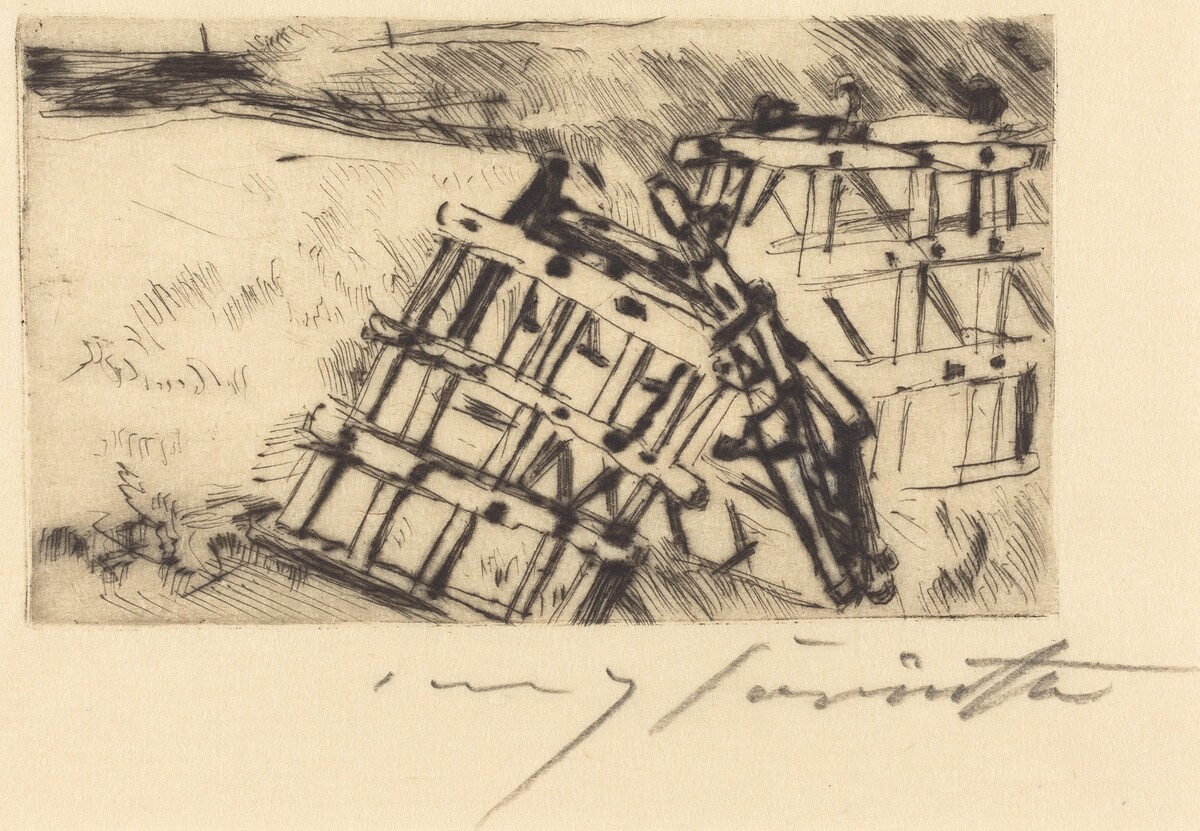 Egge (Harrow) by Lovis Corinth