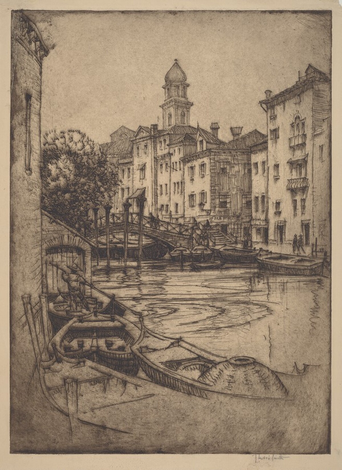 A Venetian Byway by Jules André Smith
