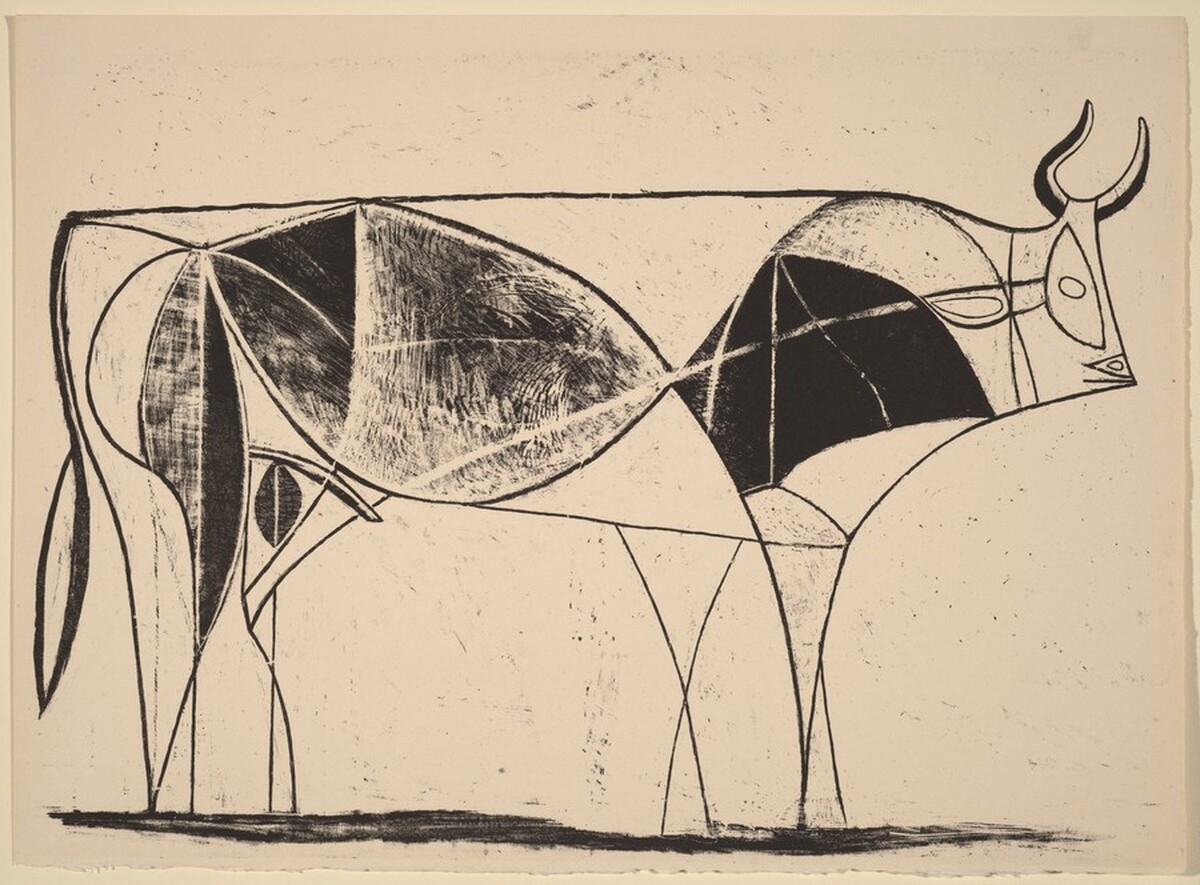 The Bull (Le taureau) by Pablo Picasso