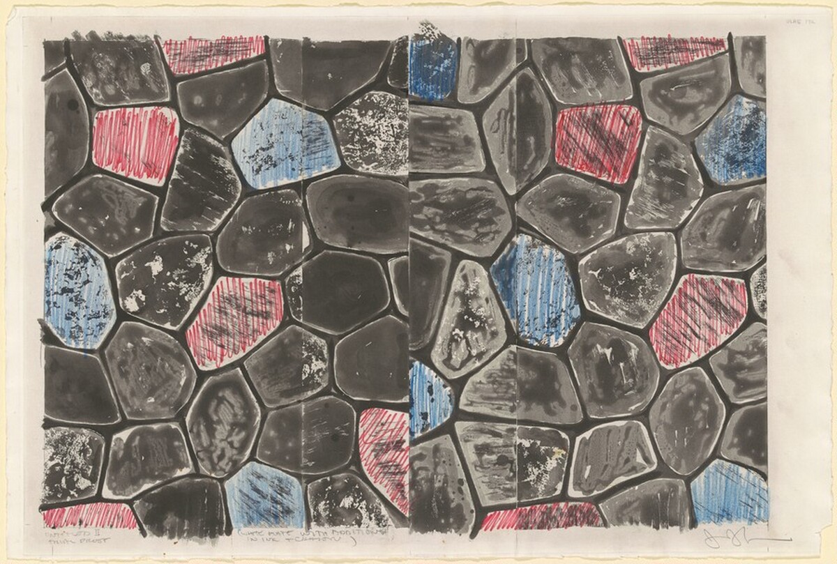 Untitled II [trial proof] by Jasper Johns