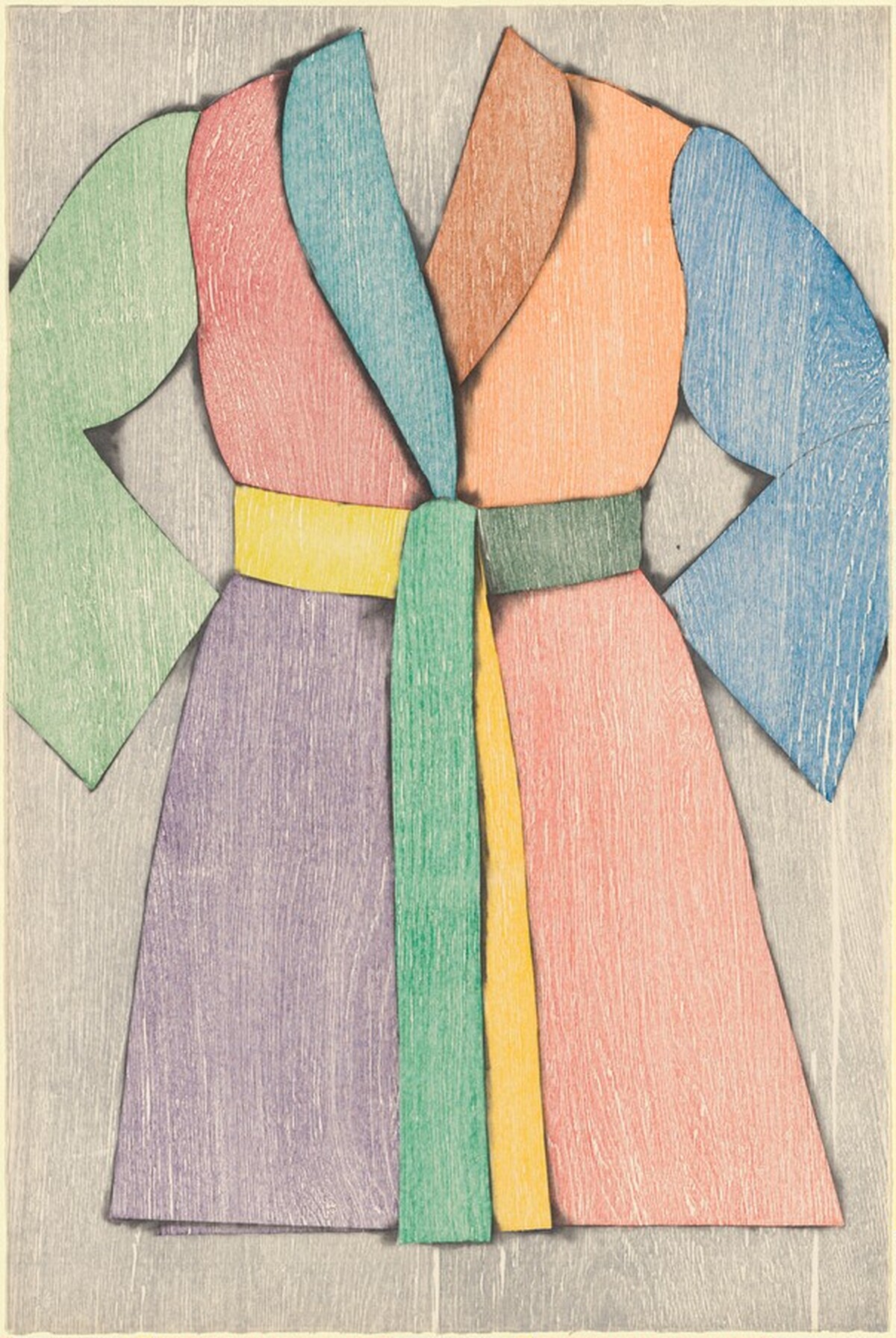 The Woodcut Bathrobe by Jim Dine