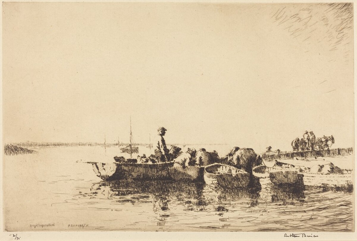 Brightlingsea Hard by Arthur Briscoe