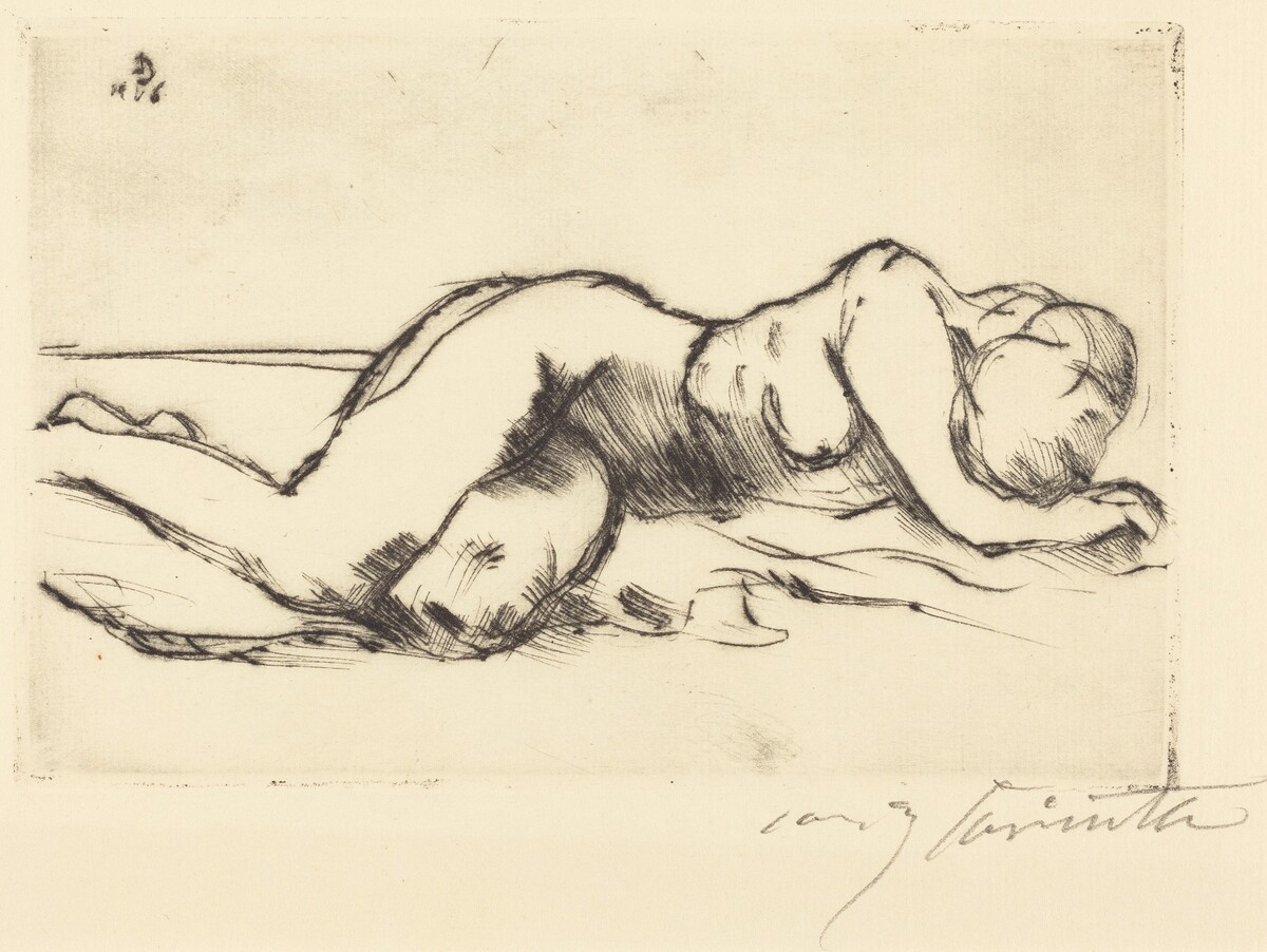Weiblicher Akt (Female Nude) by Lovis Corinth