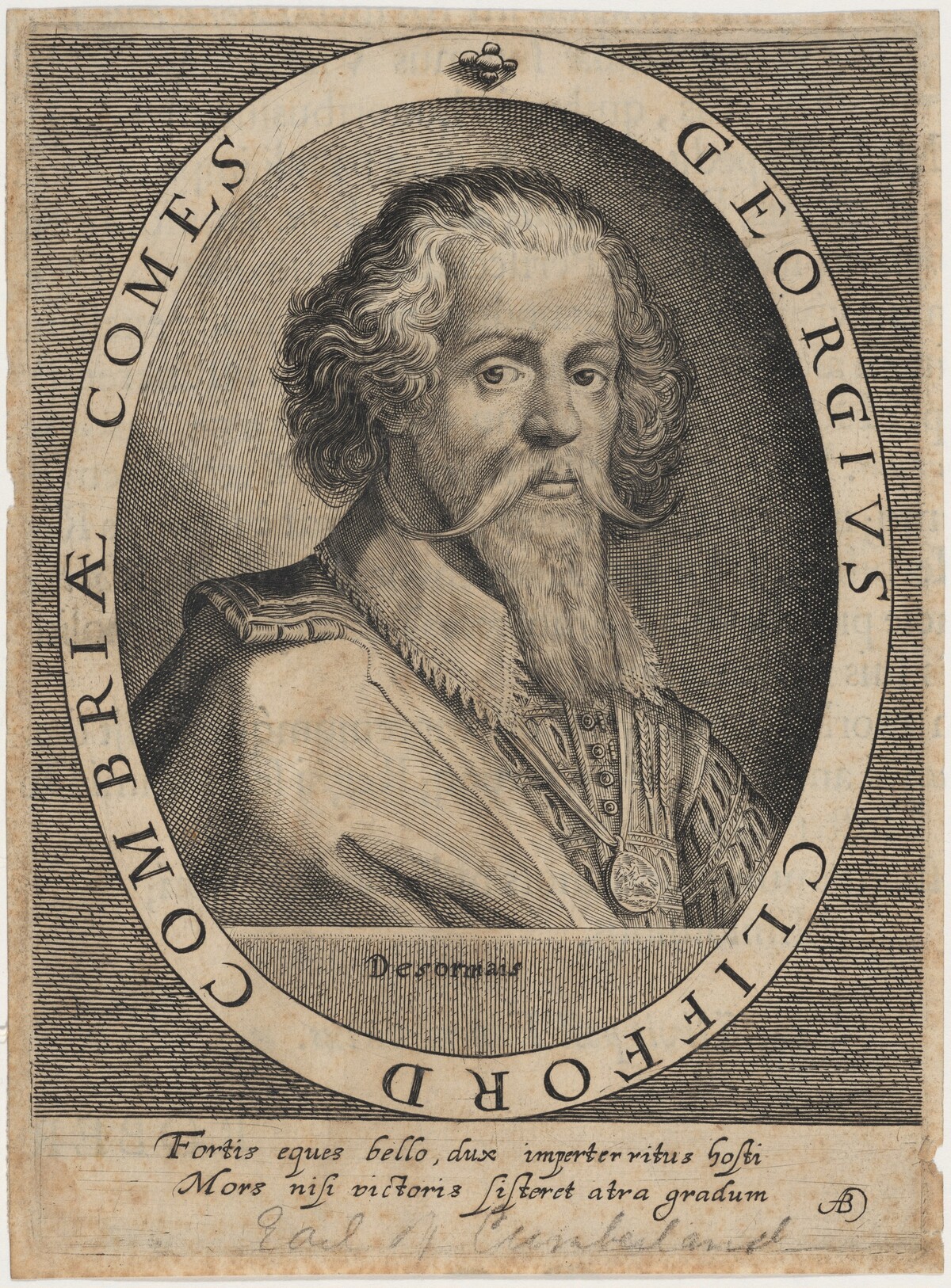George Clifford, Third Earl of Cumberland by Willem de Passe and Magdalena de Passe