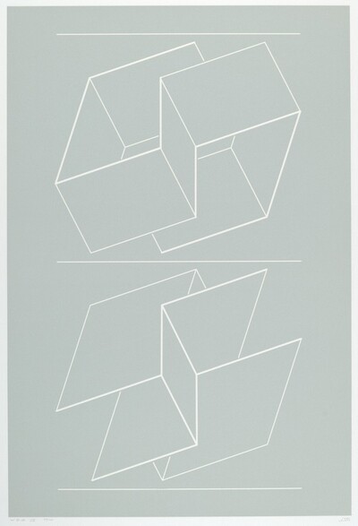 WEG X from White Embossings on Gray