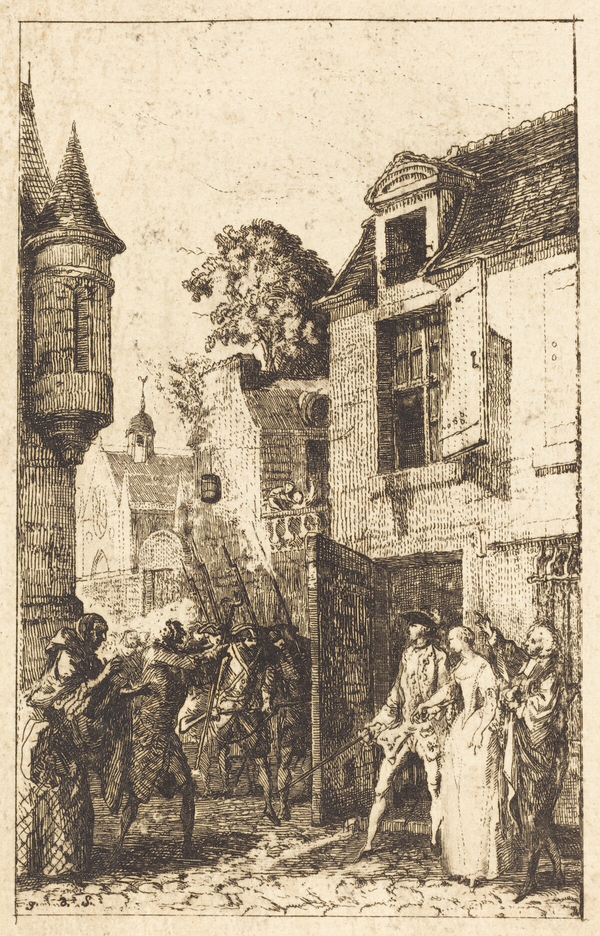 On ne s'avise jamais de tout by Gabriel Jacques de Saint-Aubin