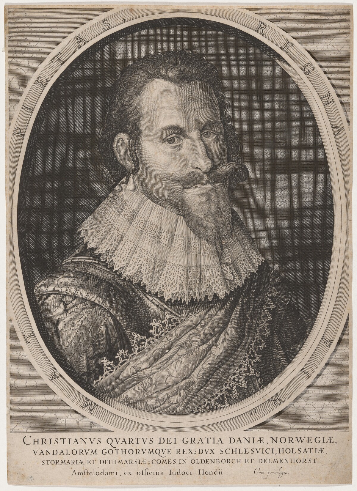 Christian IV of Denmark by Jodocus Hondius I