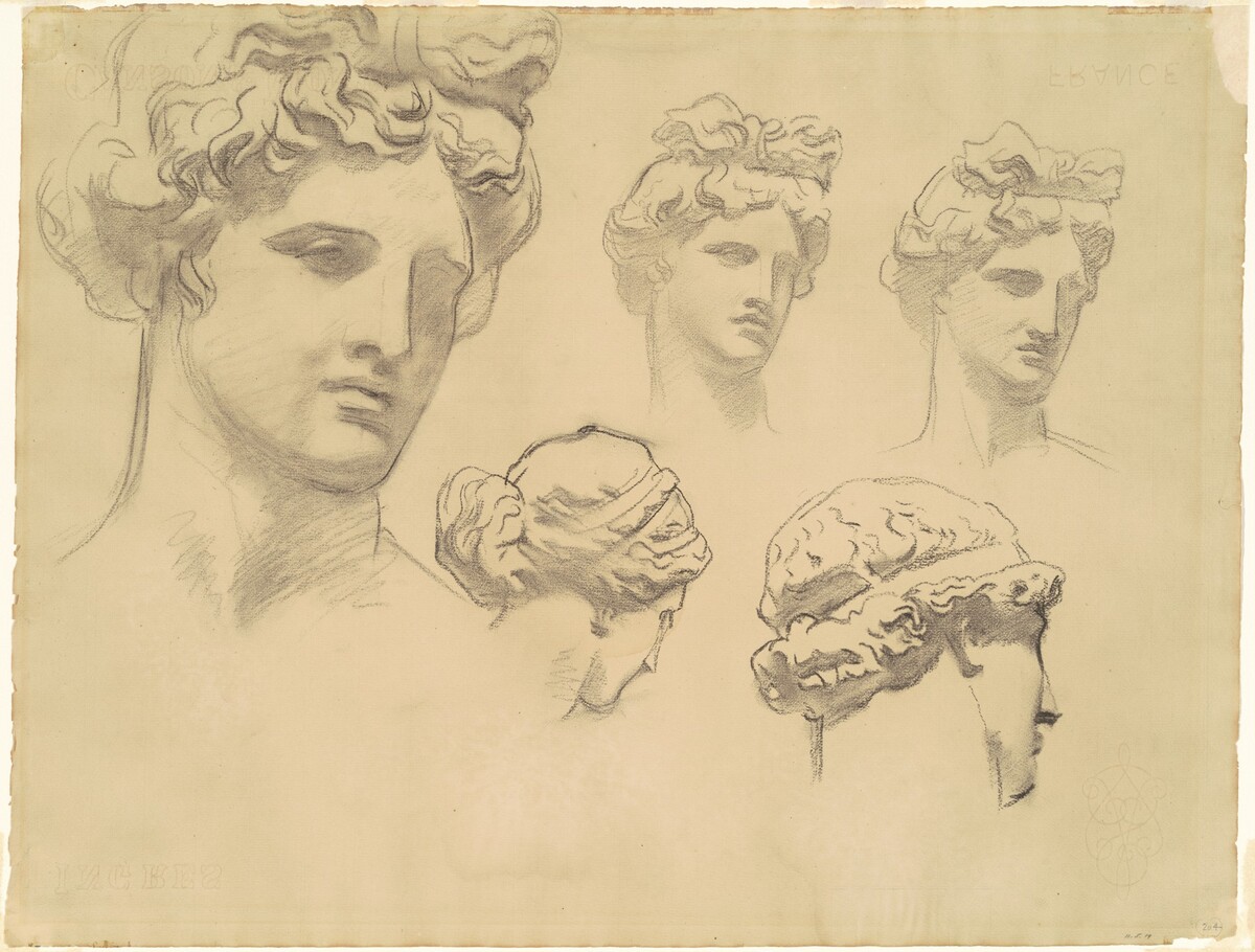 Studies for "Apollo and the Muses" by John Singer Sargent