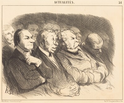 Physionomies de spectateurs de la Porte St.-Martin...