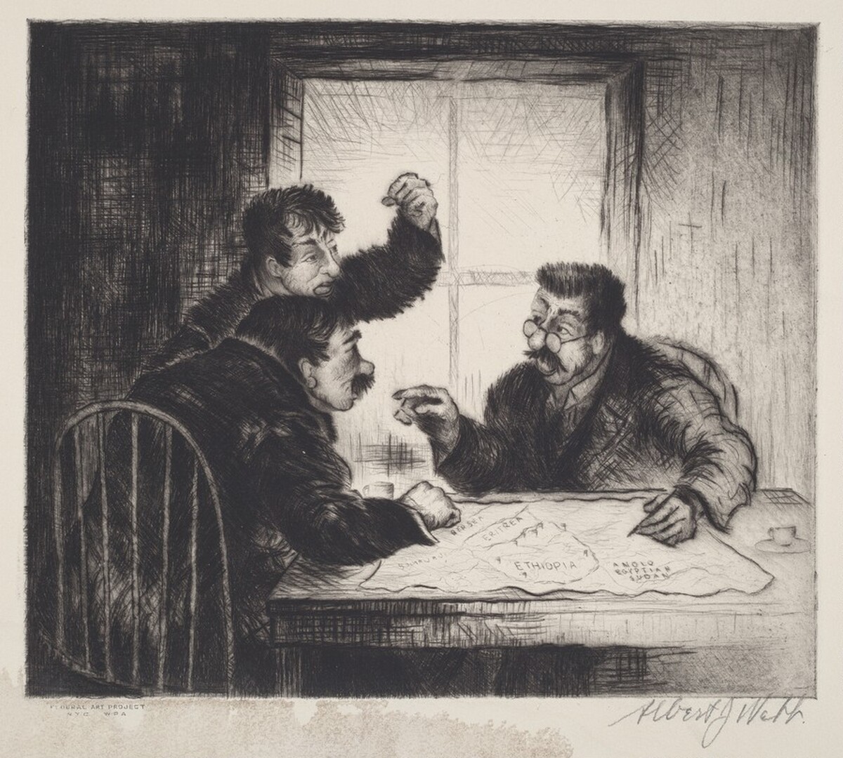 Café Strategists by Albert James Webb