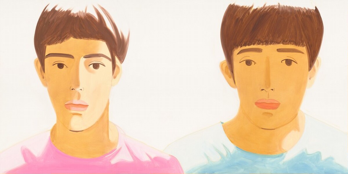 Isaac and Oliver by Alex Katz