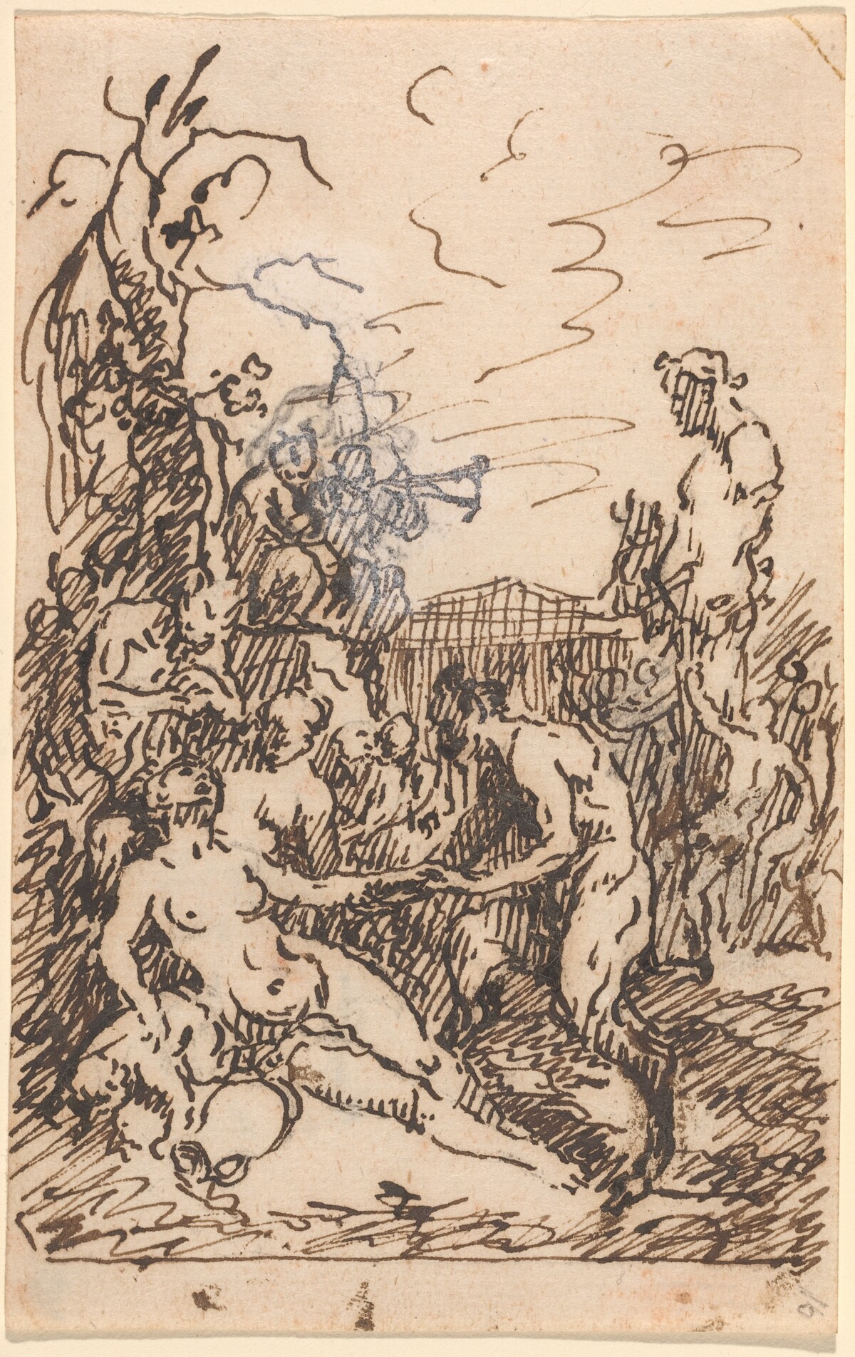 Satyrs and Nymphs by Martin Johann Schmidt