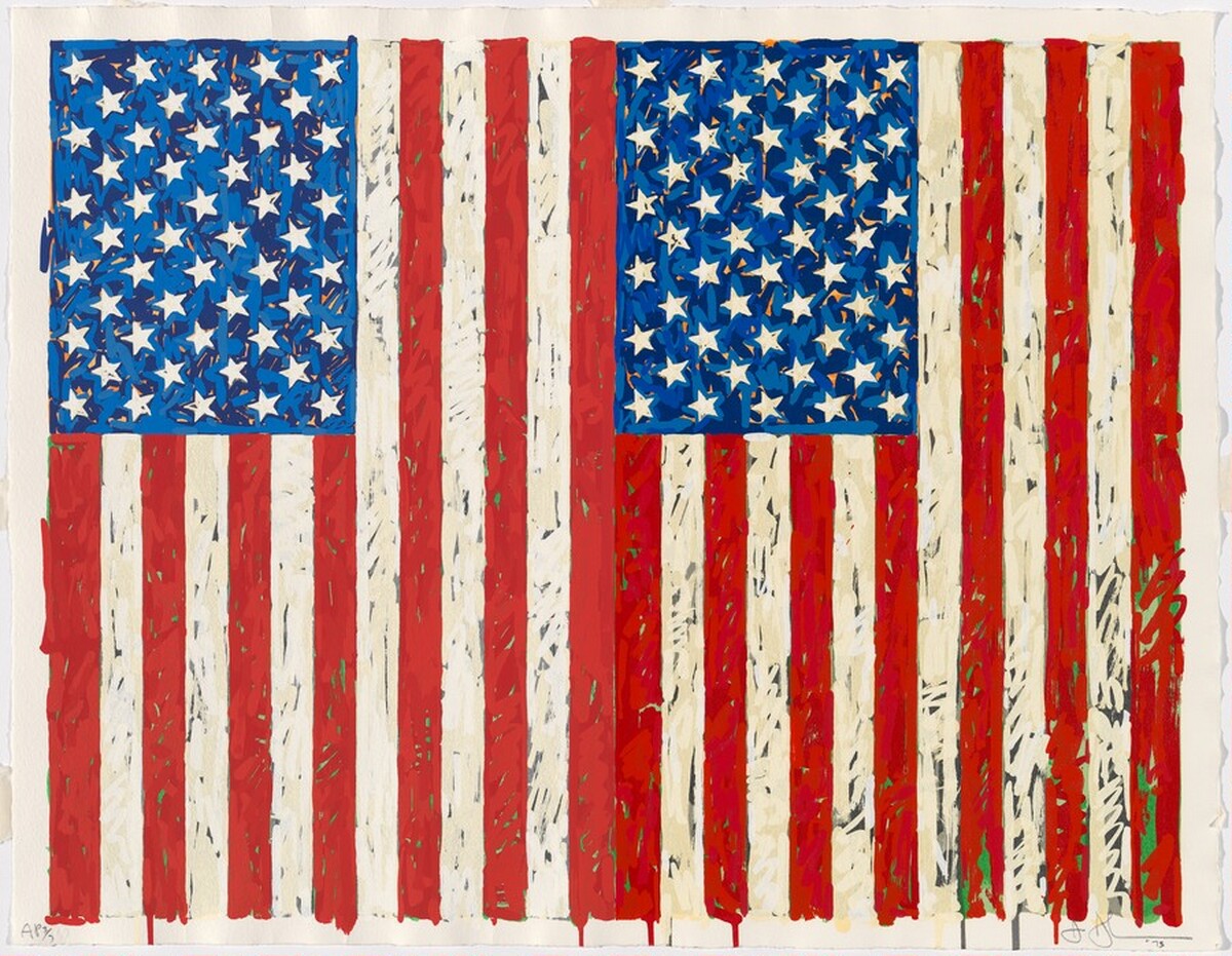 Flags I [artist's proof] by Jasper Johns