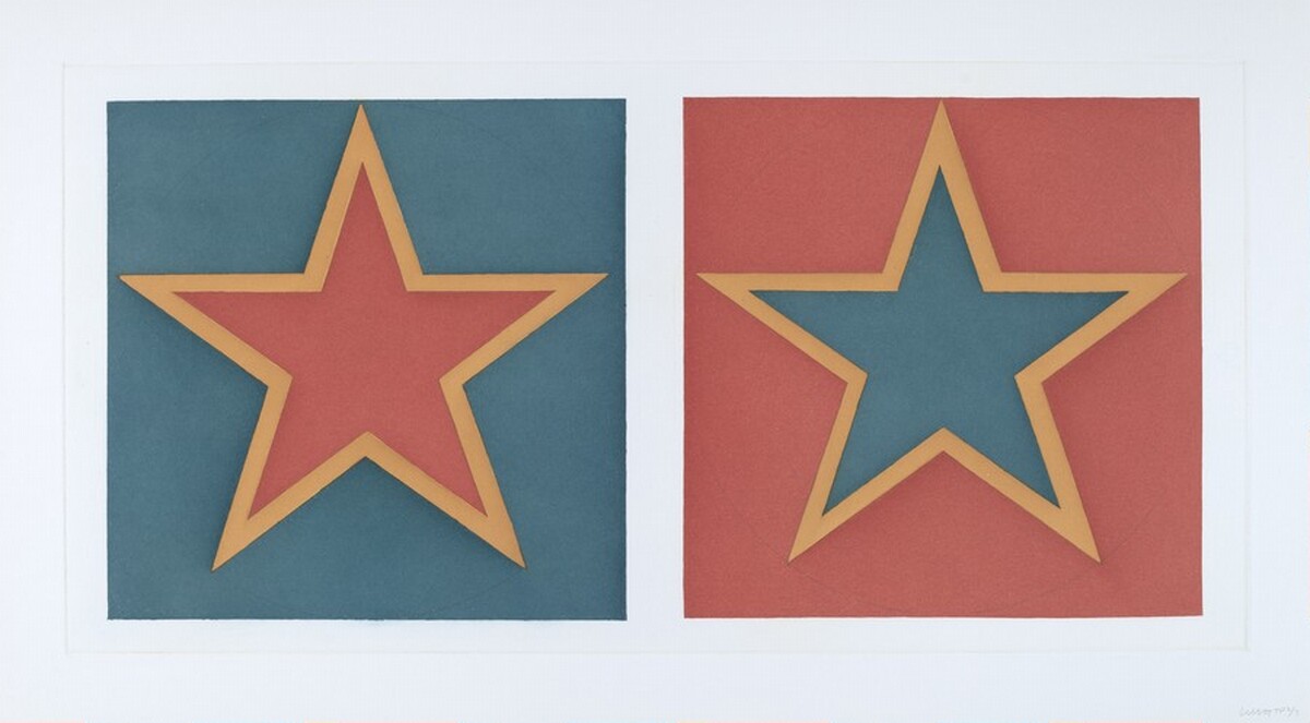Double Stars [trial proof 2] by Sol LeWitt