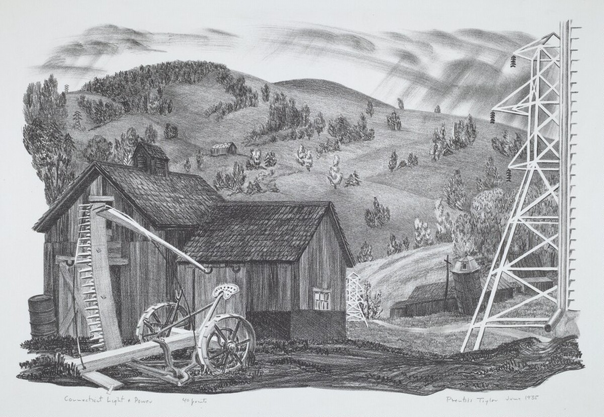Connecticut Light and Power by Prentiss Taylor