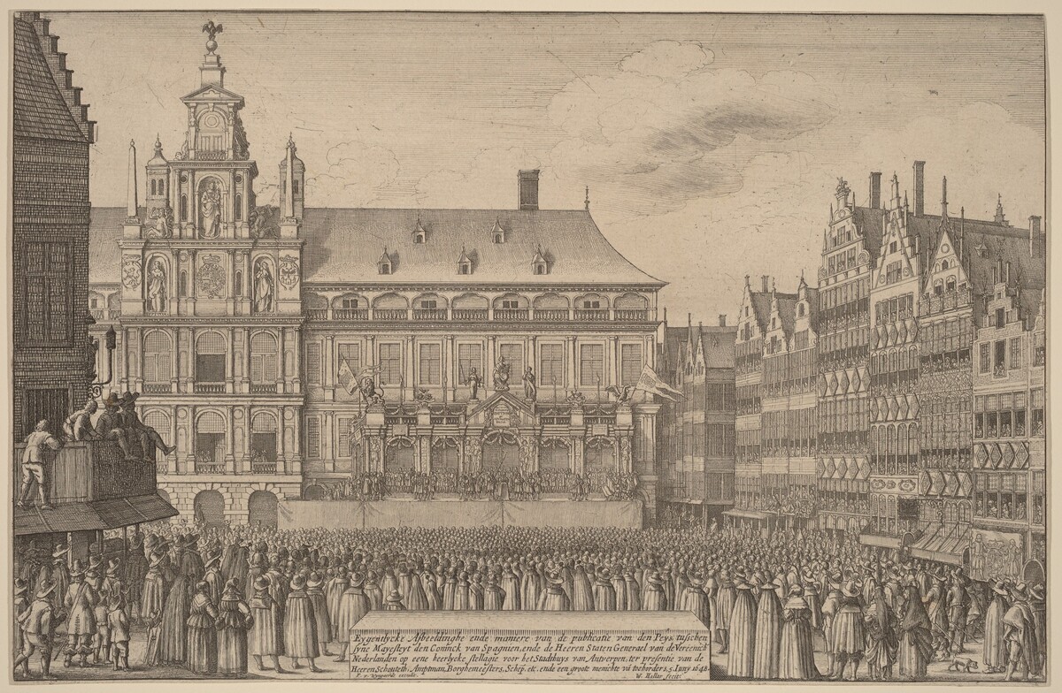 The Peace of Munster by Wenceslaus Hollar