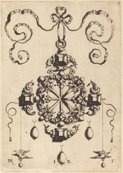 Large Pendant in the Form of a Wheel