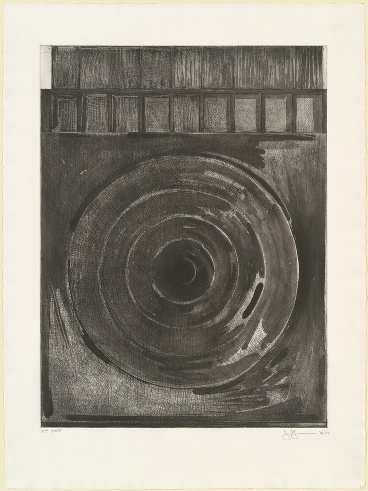 Target with Plaster Casts [state proof of 4th state] by Jasper Johns