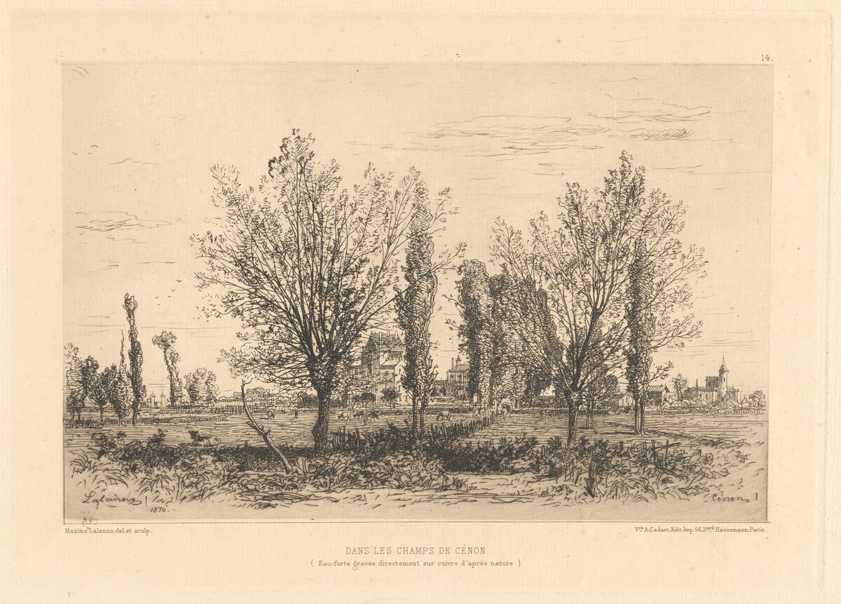 Dans les Champs de Cenon by Maxime Lalanne