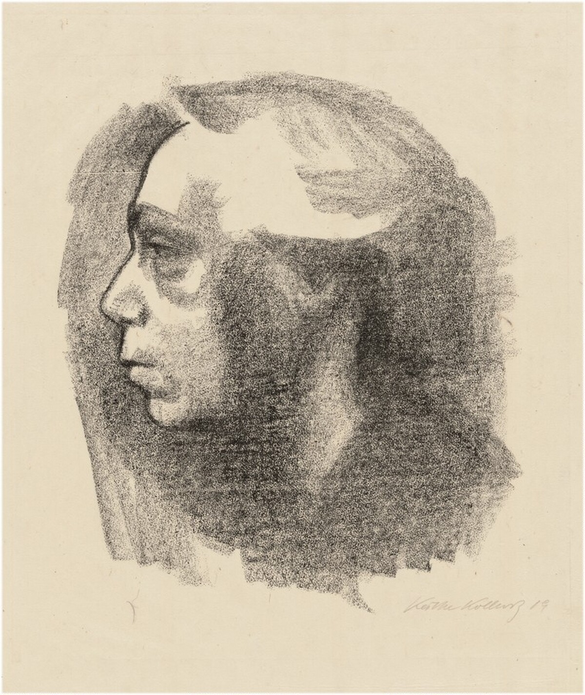 Self-Portrait (Selbstbildnis) by Käthe Kollwitz