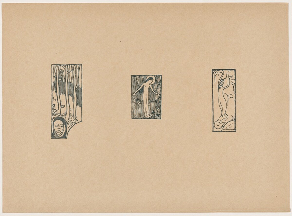 Trois petits bois pour "Sagesse" by Maurice Denis