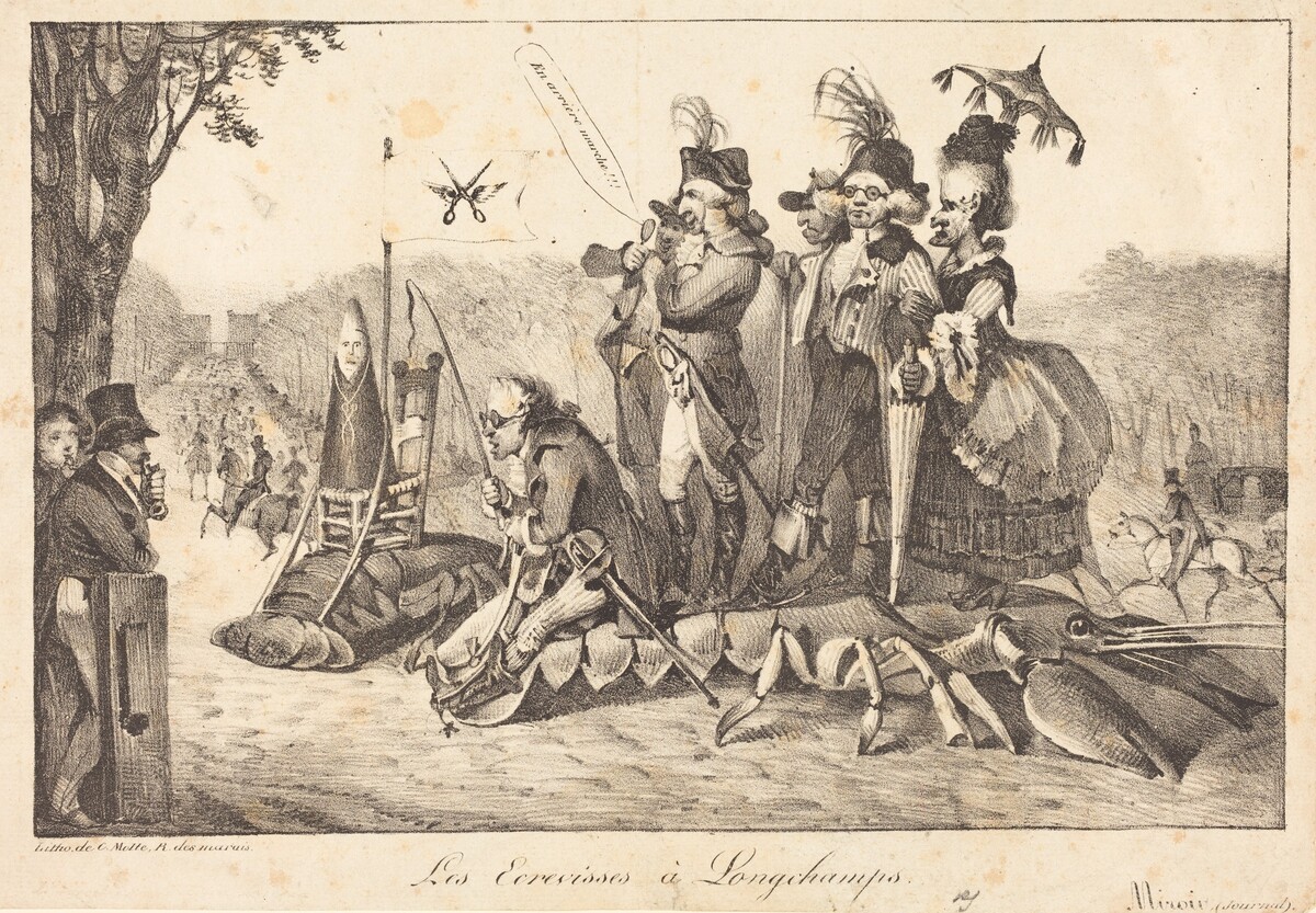 Les Ecrevisses à Longchamps by Eugène Delacroix