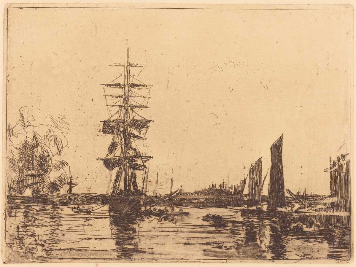 Marine View by Eugène Boudin