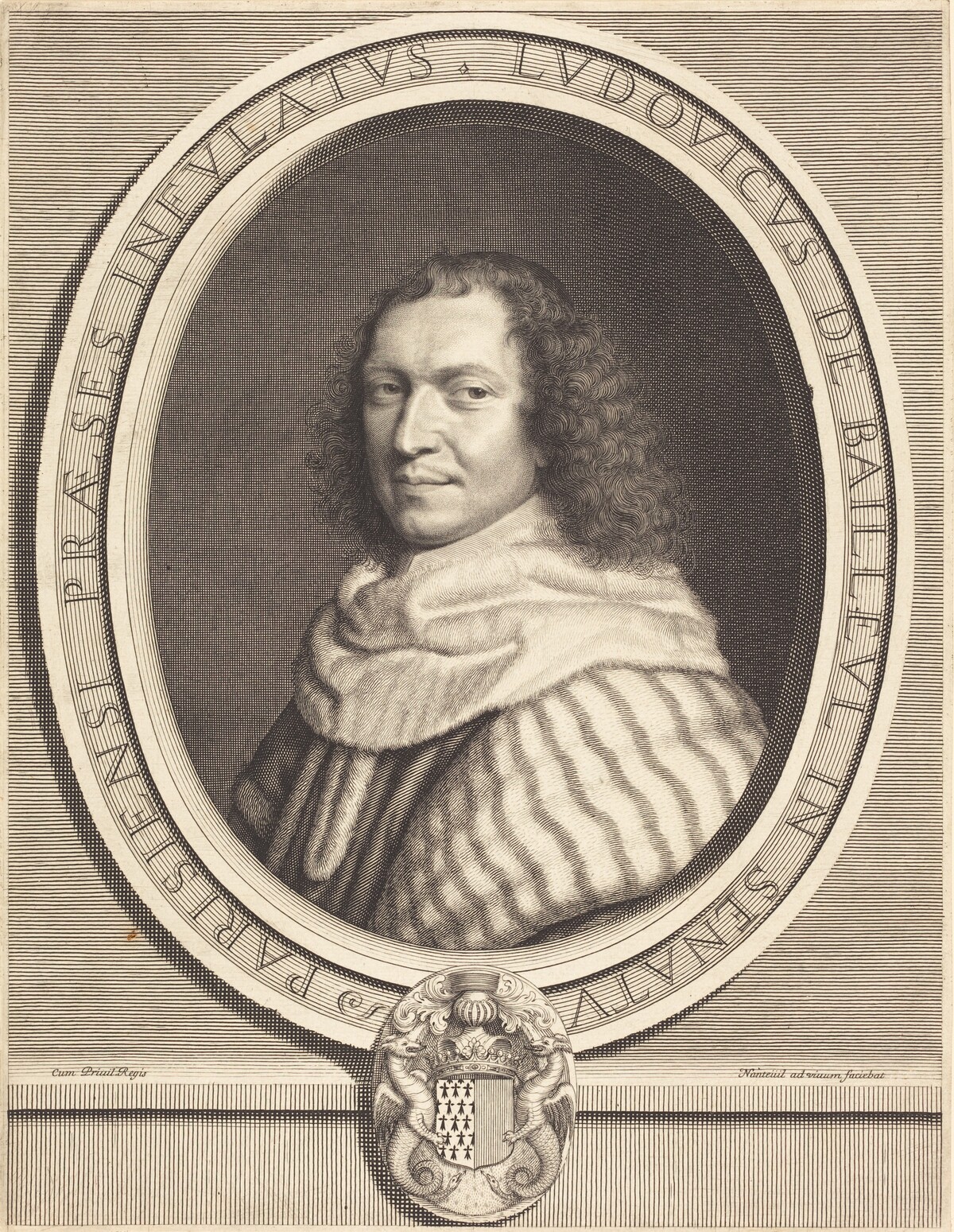 Louis-Dominique de Bailleul by Robert Nanteuil