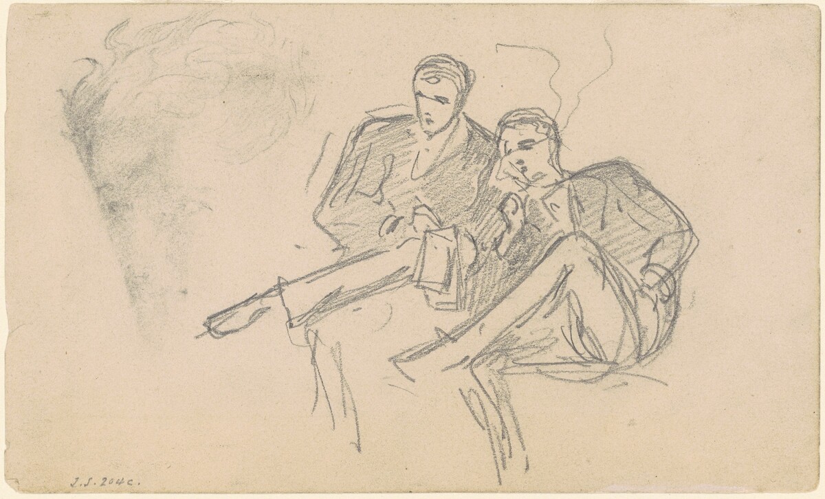 Seated Men by John Singer Sargent