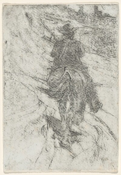 Herdsman on Horseback (Buttero a cavallo)