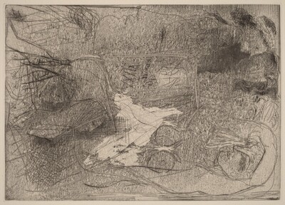 Sheet of Studies. Seated Woman and Heads of Women (Feuille d'études. Femme assise et têtes des femmes)
