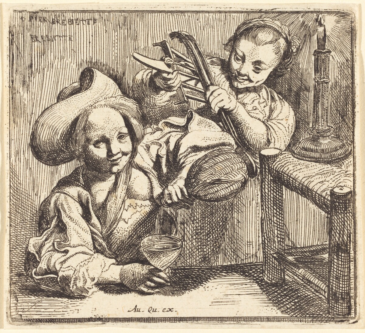 The Little Girls' Tavern by Pierre Brebiette