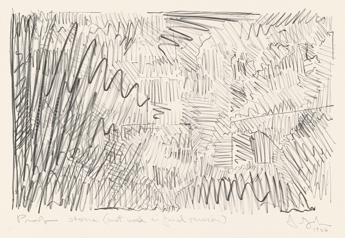 Two Maps I [misc. proof] by Jasper Johns