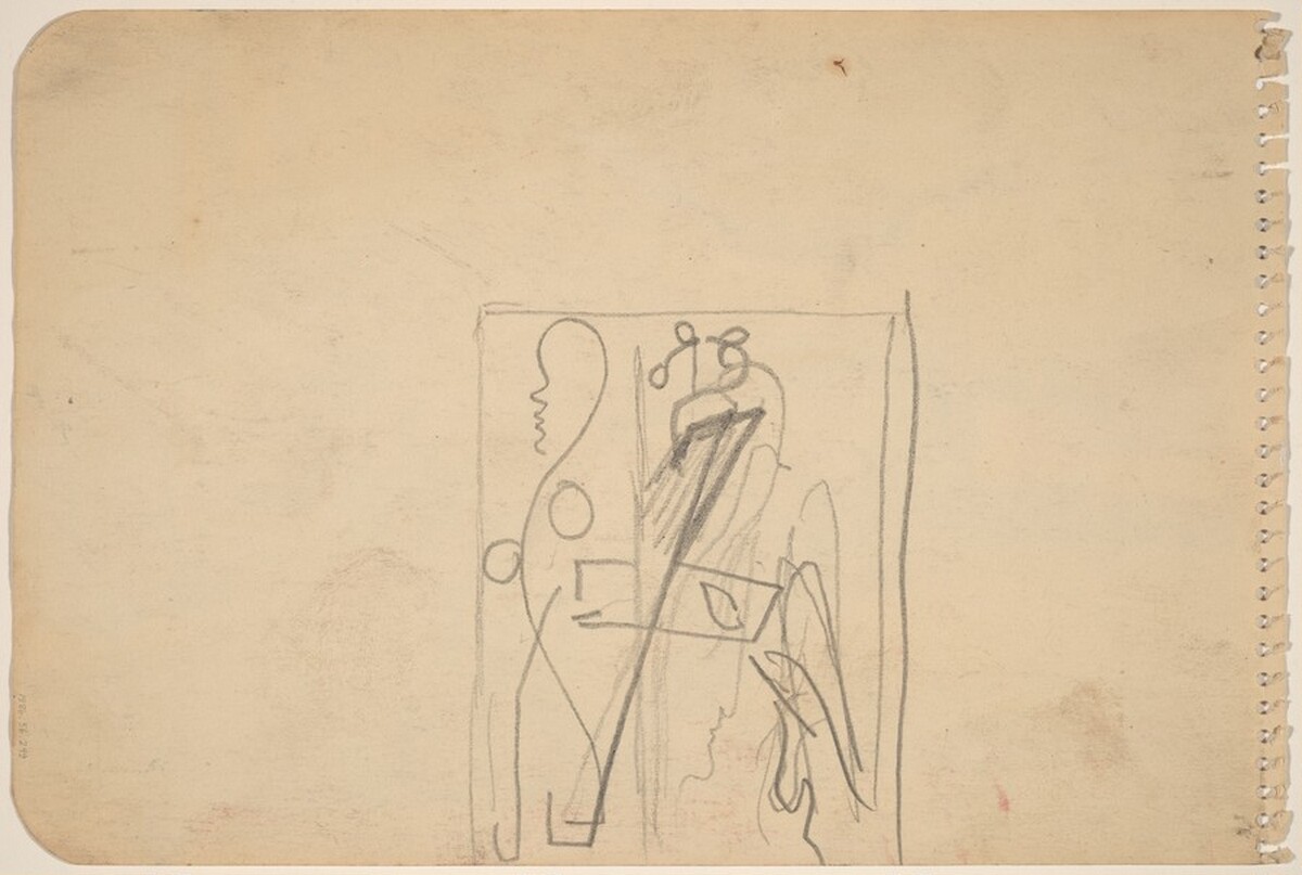 (Untitled) [verso] by Mark Rothko