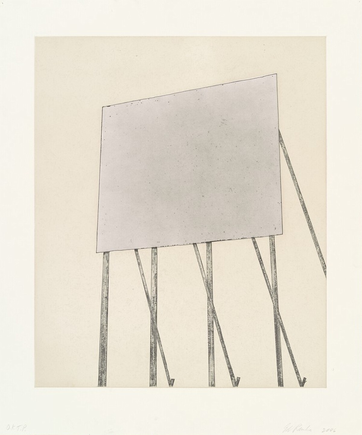 Your Space #2 by Ed Ruscha