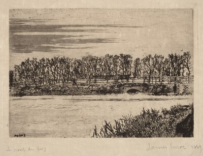 The Bridge in the Woods, Ostend (Le pont du bois a Ostende)