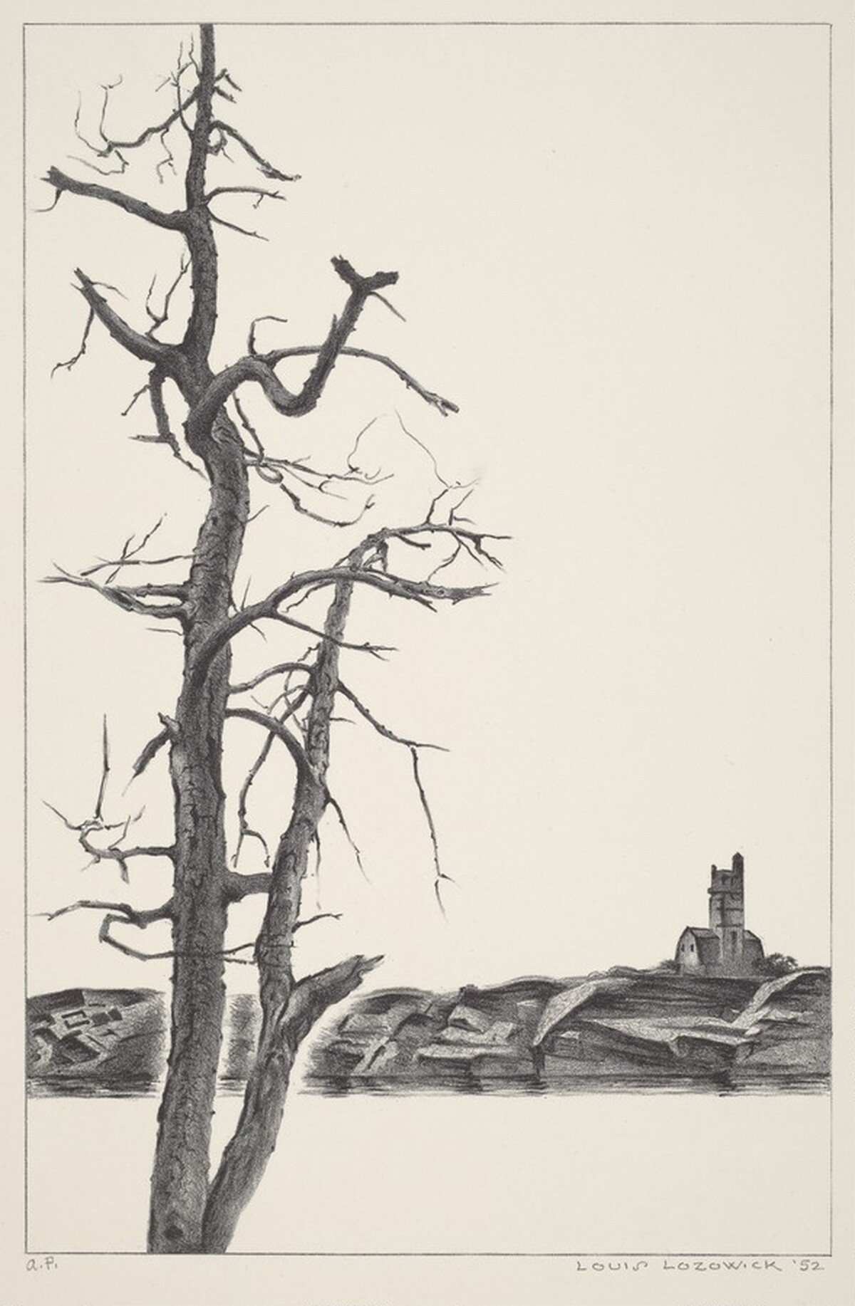 Halibut Point, Rockport by Louis Lozowick