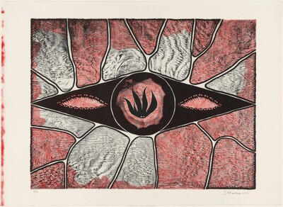 Untitled (black, red, white)