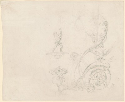 Studies of Fountain Decorations