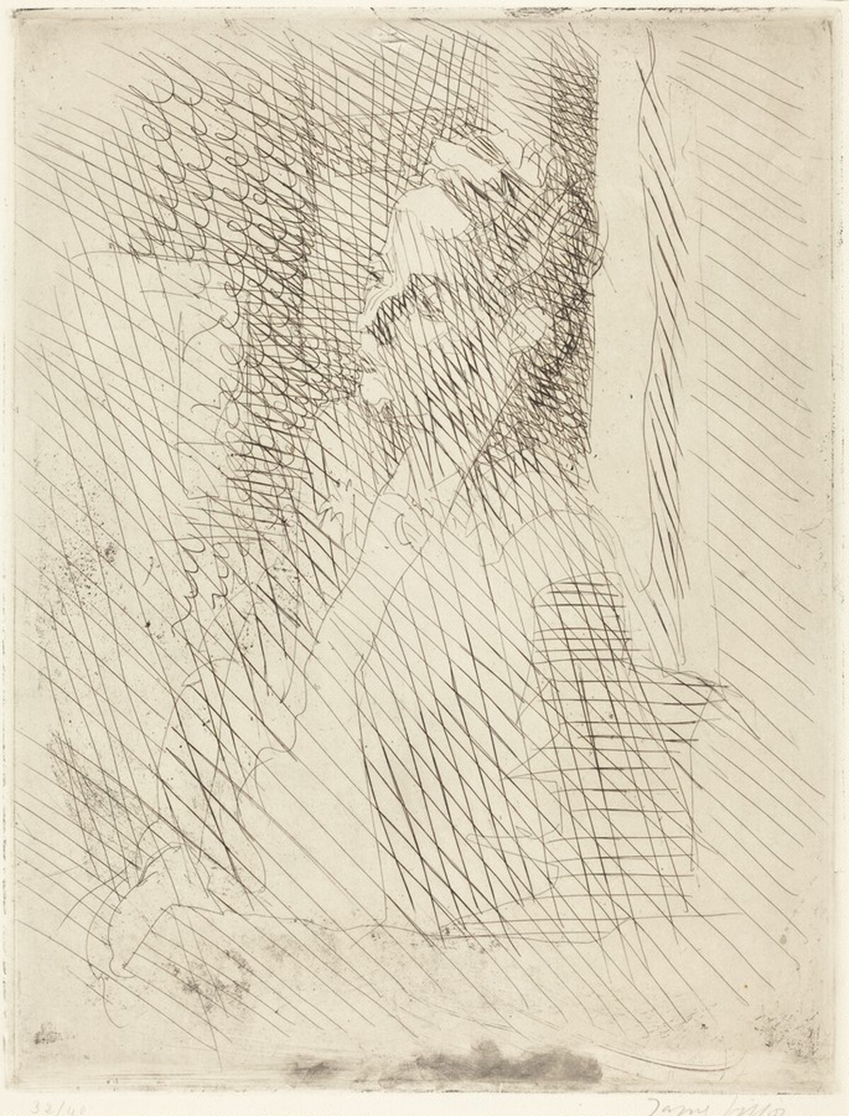 Portrait of Madame R. by Jacques Villon